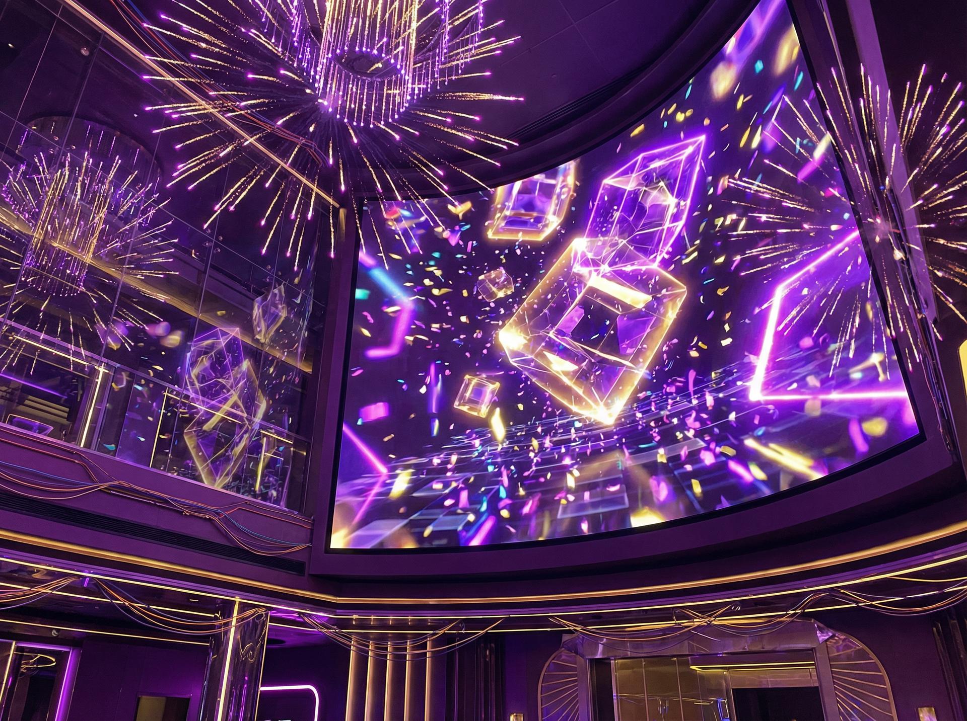 壹号娱乐 - 大奖庆祝全息展示